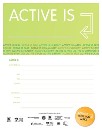 Active Is Event Poster