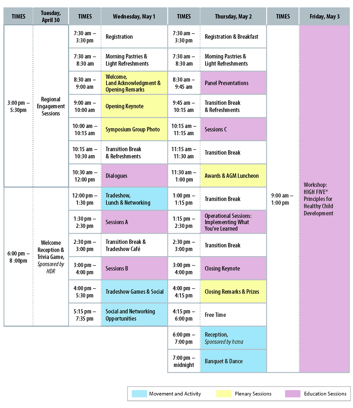 BC Recreation and Parks Association Conferences Symposium